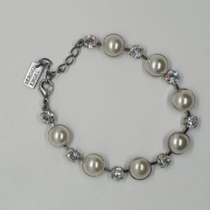 armband - white pearls