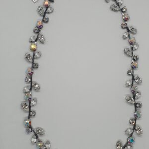 ketting - crystal leafs